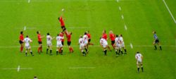 Suuntaa-antava kuva jaksosta Englanti-Wales rugby unionissa