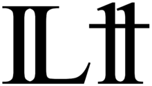 The Middle-Welsh LL ligature.
Unicode: U+1EFA and U+1EFB. Lldigraph.png