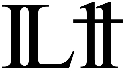 The Middle-Welsh LL ligature.[1]Unicode: U+1EFA and U+1EFB.