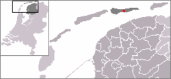 Location in Ameland municipality
