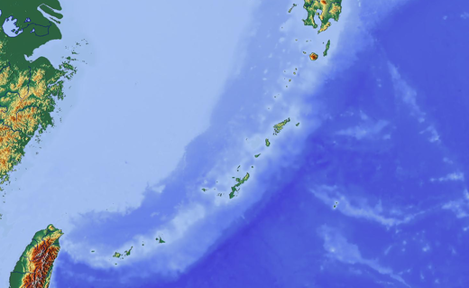 Okinawa Island is located in Ryukyu Islands