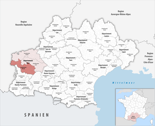 Arrondissement of Mirande Arrondissement in Occitanie, France
