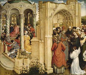 Los Desposorios de la Virgen von Robert Campin.jpg