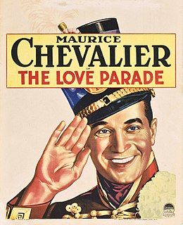 <i>The Love Parade</i> 1929 film by Ernst Lubitsch