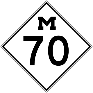 <span class="mw-page-title-main">M-70 (Michigan highway)</span> Former state highway in Michigan