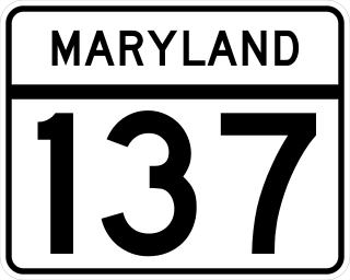 <span class="mw-page-title-main">Maryland Route 137</span> State highway in Maryland, US known as Mount Carmel Rd