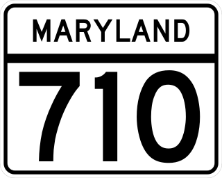 <span class="mw-page-title-main">Maryland Route 710</span> State highway in Maryland, United States