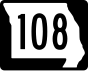 Route 108 işaretçisi