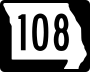 Route 108 marker