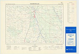 Mapa Topográfico del año 1985