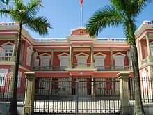 The Macau Government Headquarters is the official office of the Chief Executive. Macau Government Headquarters 01.JPG