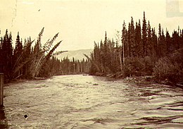 Rivière Macmillan, du bateau à vapeur PROSPECTOR, Territoire du Yukon, août 1901 (MEED 151) .jpg