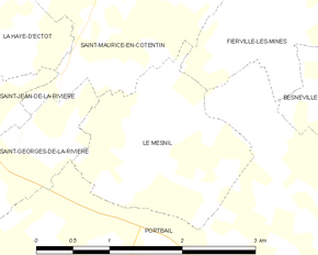 Poziția localității Le Mesnil