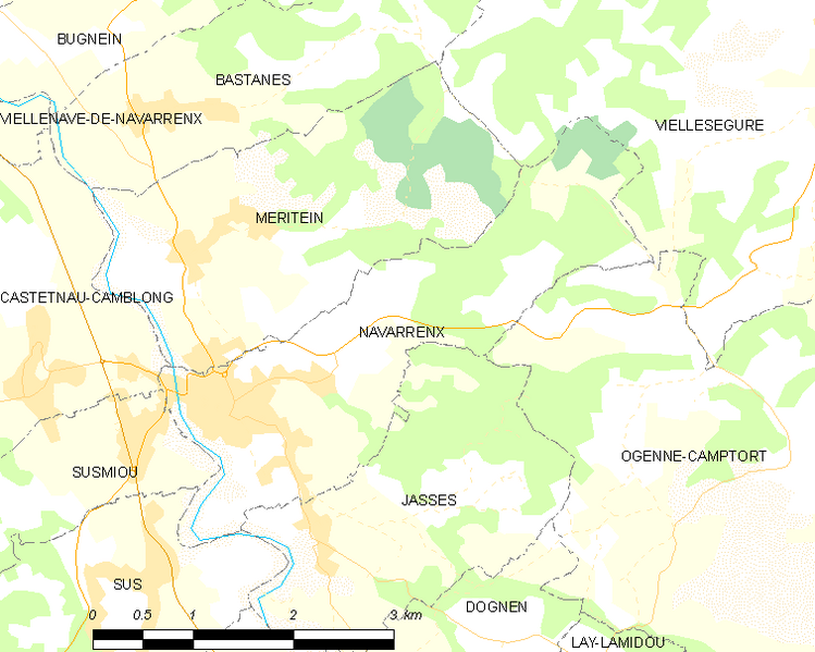 File:Map commune FR insee code 64416.png