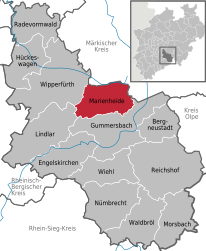 Marienheide - Carte