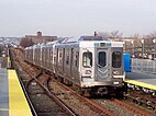 Elevated train on line L