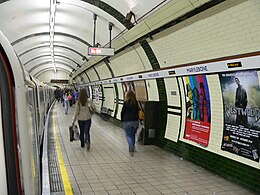 Marylebone en direction nord Bakerloo Line platform.jpg