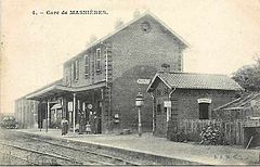 Masnières, la gare