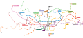 Barcelona Metro map, 2010.