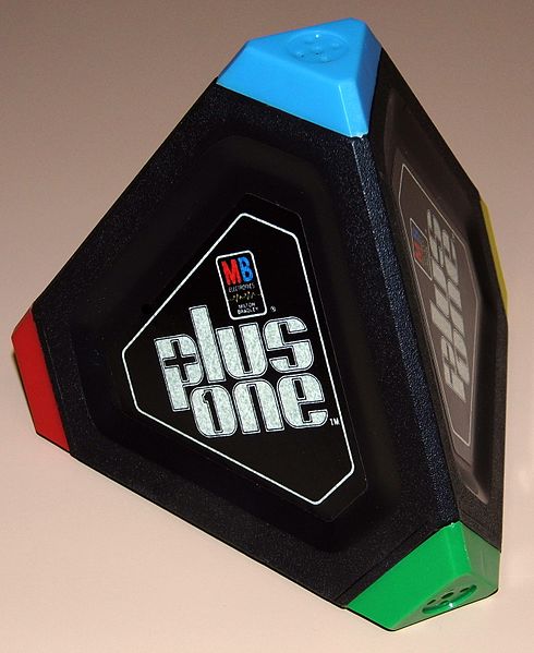 File:Milton Bradley's Plus One Electronic Board Game, 4-Sided Computer, Copyright 1980.jpg