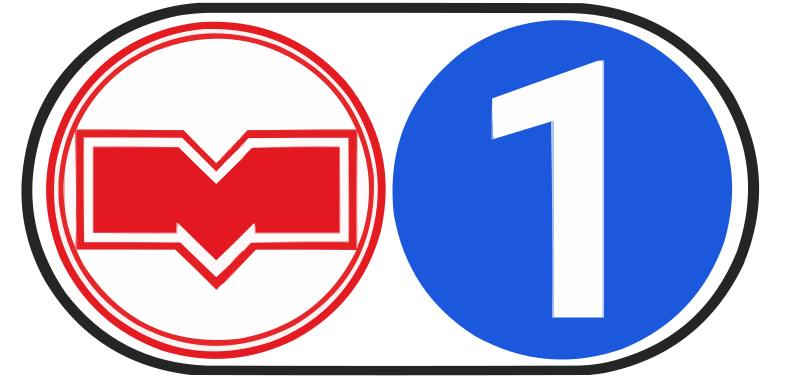 File:Minsk Metro First Line logo.svg