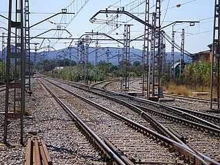 Mollet-Sant Fost train station in Mollet del Vallès.