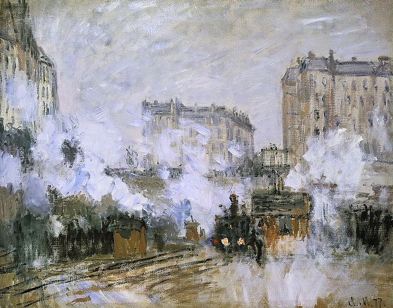 File:Monet Extérieur de la gare Saint-Lazare, arrivée d'un train.jpg