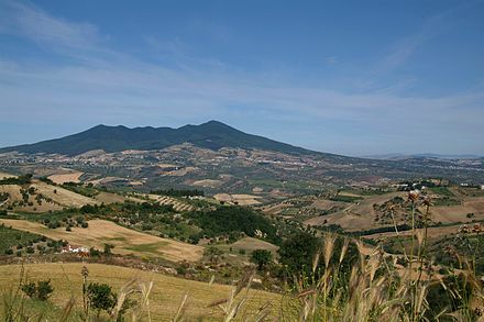 Mount Vulture, in the northern part of the region