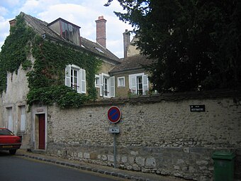 La Dernière maison de Sisley où il emménage en avril 1892 au no 19 rue Montmartre à Moret-sur-Loing