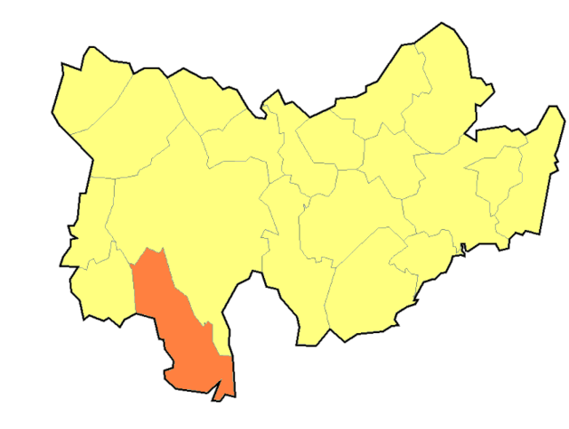 Mouřínov - Localizazion