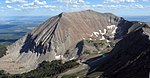 Le mont Peale vu du mont Mellenthin.