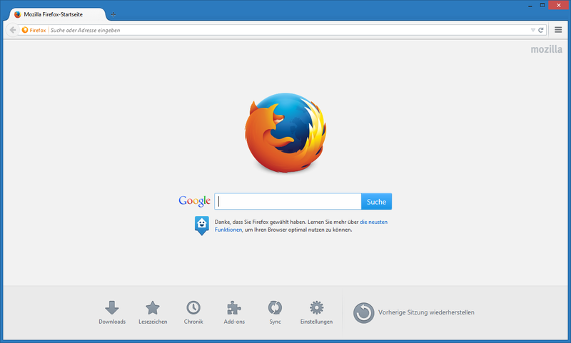 Mozilla firefox browser for windows 10 pc