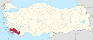 Muğla in Turkey.svg