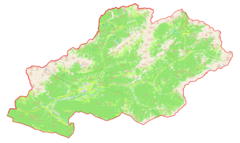 Mapa lokalizacyjna gminy Bovec