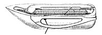 Fig. 7. Seitlich offenes Geradlangschiffchen