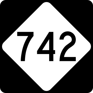 <span class="mw-page-title-main">North Carolina Highway 742</span> State highway in North Carolina, US