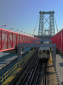 J train on the Williamsburg Bridge NYCSub JMZ Williamsburg 2.jpg