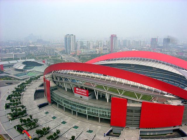 Image: Nanjing Olympic Sports Center main gym