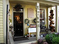 Entrance to a shop in the Bartley House NashvilleIndiana1.jpg