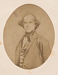 Thumbnail for File:Nathaniel Hawthorne by John Adams Whipple, c. 1853, salted paper print, from the National Portrait Gallery - NPG-8800126C 2.jpg