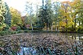 Naturheilpark Parkanlage mit allen gestalterischen Bestandteilen und Blockhaus sowie Gedenkstein für Ernst Thälmann