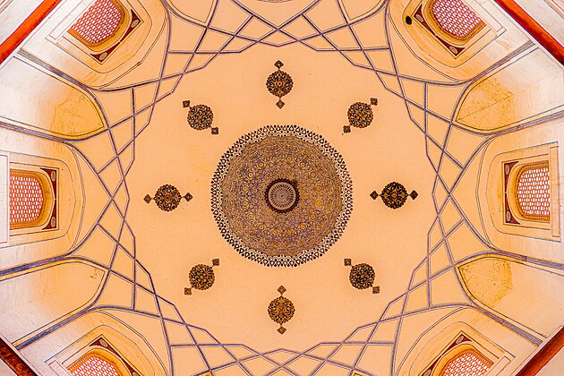 Neela Gumbad Dome From Inside