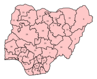 Assembleia Nacional Da Nigéria: Estrutura interna, Divisão territorial do país, Ver também