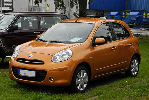 Nissan Micra 1.2 Acenta (K13) – Frontansicht, 17. September 2011, Düsseldorf