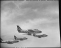 ‏רבעיית מטוסי F-86 סייבר בצפון מערב קוריאה ייתכן מעל סמטת מיג, מאי 1953.
