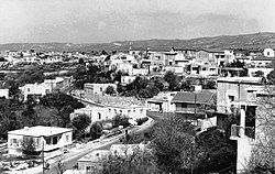 An old Turkish Cypriot "mahalle" (quarter) in Paphos (1969) Old Turkish Cypriot quarters in Baf (1969).jpg