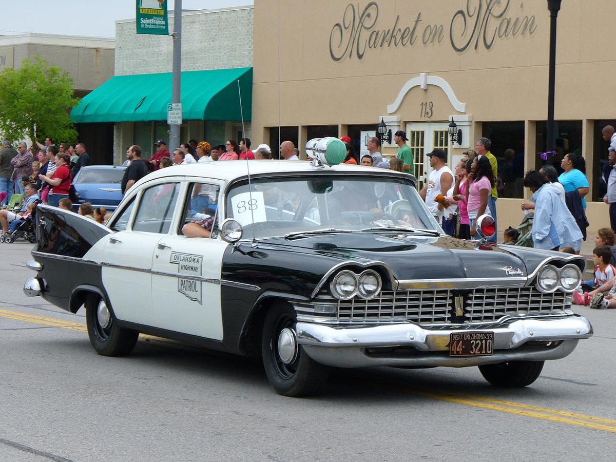 Ford Fairlane 1955 Police