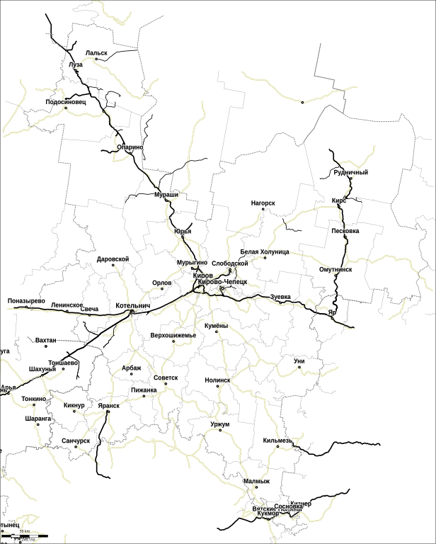 Карта орлова кировской области