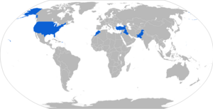 Map of Otokar Akrep operators in blue Otokar Akrep.png