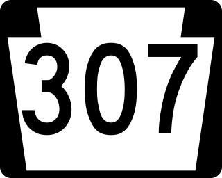 <span class="mw-page-title-main">Pennsylvania Route 307</span> State highway in Pennsylvania, US
